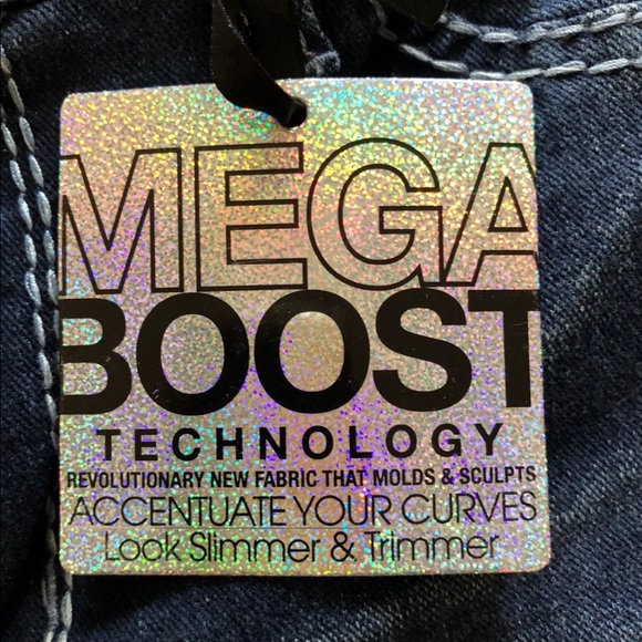 Fragile Juniors Skinny Blue Jeans Size 13 - Picture 4 of 4